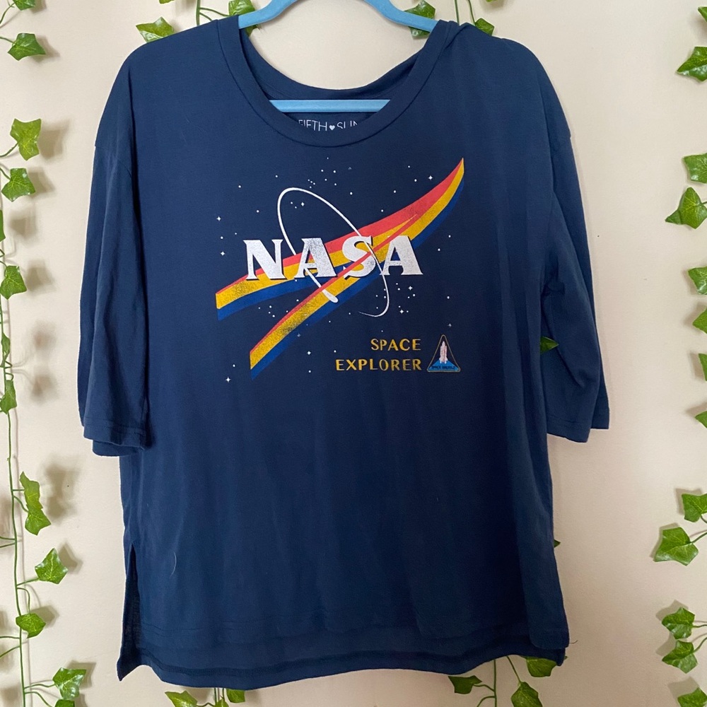 Fifth Sun NASA Juniors 3/4 Sleeve Shirt